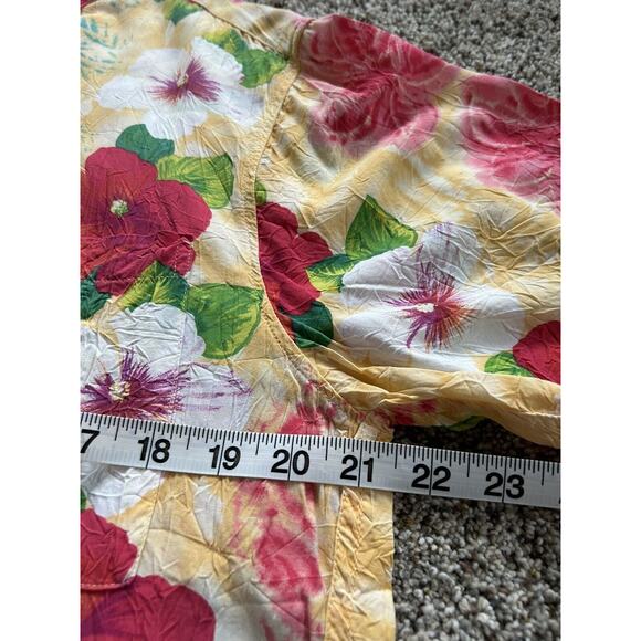 Vintage JAMS WORLD size S Men’s SHIRT Hawaiian Floral Rayon K23 - Picture 5 of 8